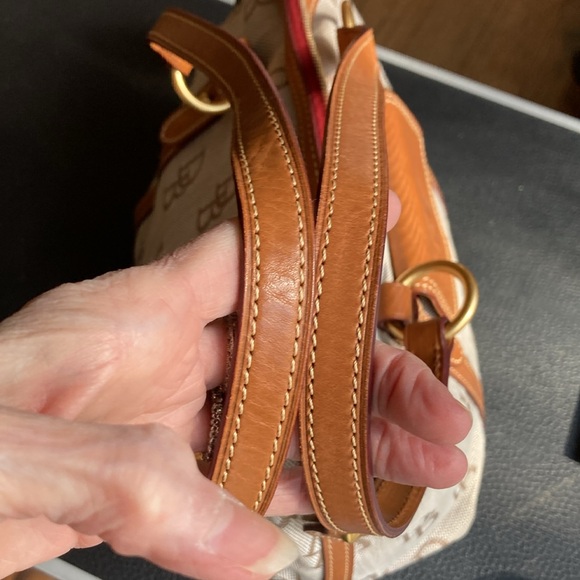 Dooney&Bourke Brown/tan cloth bag - Picture 7 of 8